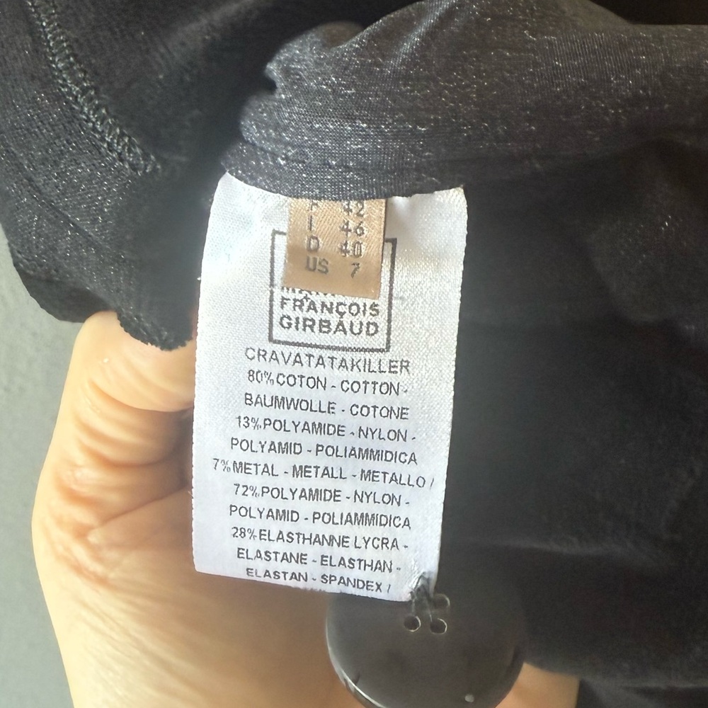 Marithé + François Girbaud Black Velour Blazer - Picture 5 of 5